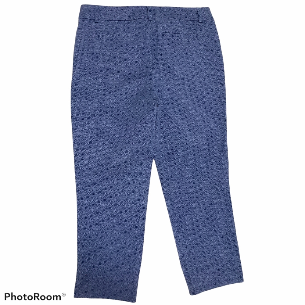 Hilary Radley Capris Pants Geometric Print Size 4